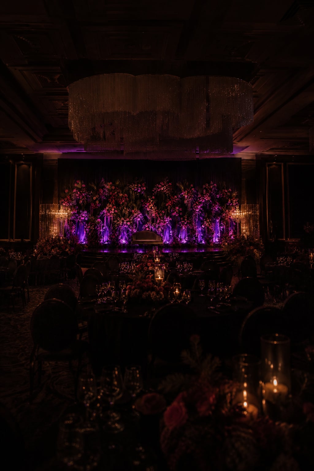 The stage within the banquet hall, portrait